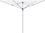 Honey-Can-Do Outdoor Umbrella Dryer, Aluminum 165ft DRY-09068 Silver