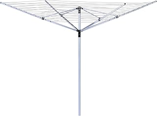 Honey-Can-Do Outdoor Umbrella Dryer, Aluminum 165ft DRY-09068 Silver