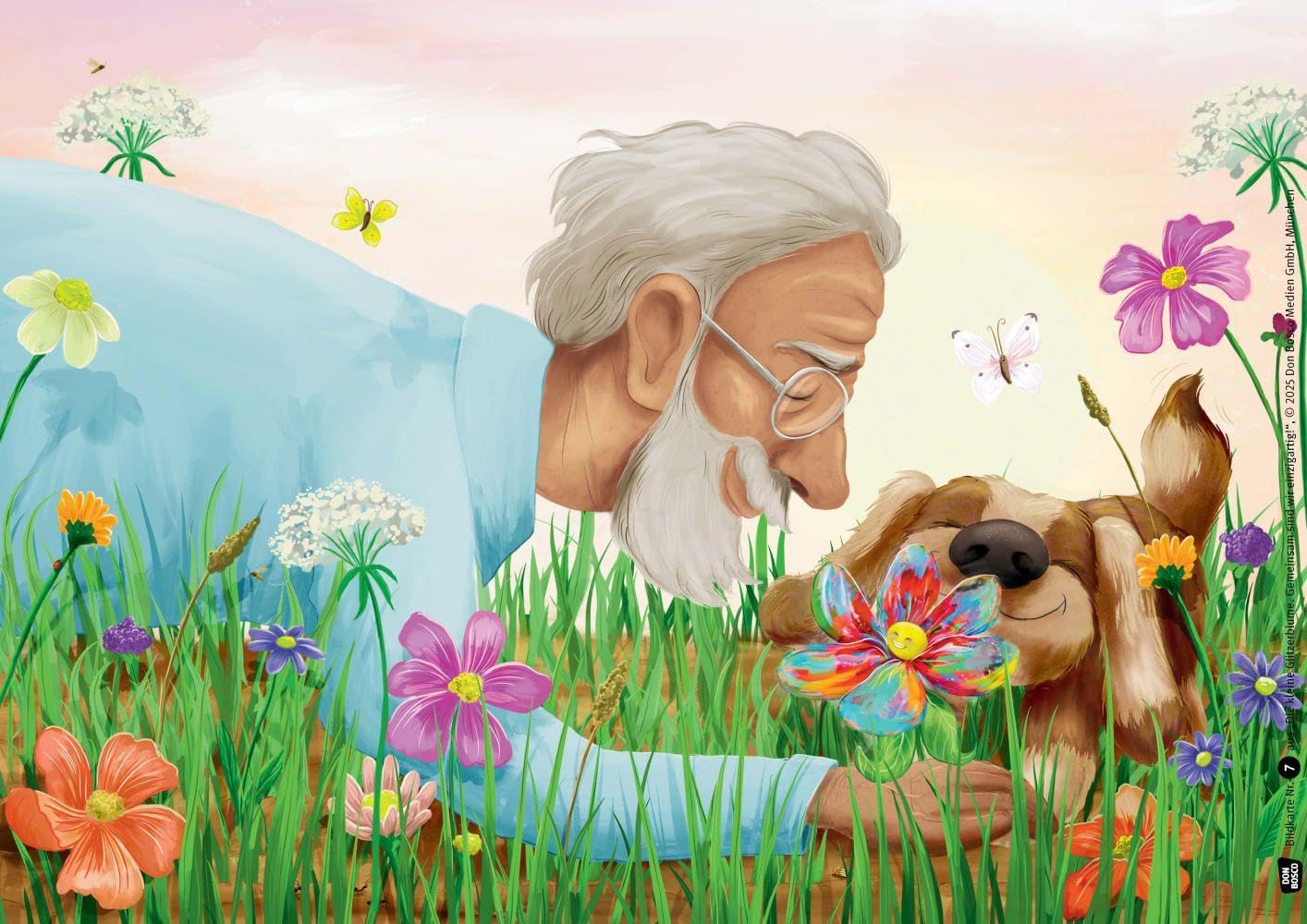 Die kleine Glitzerblume. Gemeinsam sind wir einzigartig! Eine Geschichte mit Rabe und Eichhörnchen. Kamishibai Bildkartenset: Entdecken - Erzählen - Begreifen: Bilderbuchgeschichten