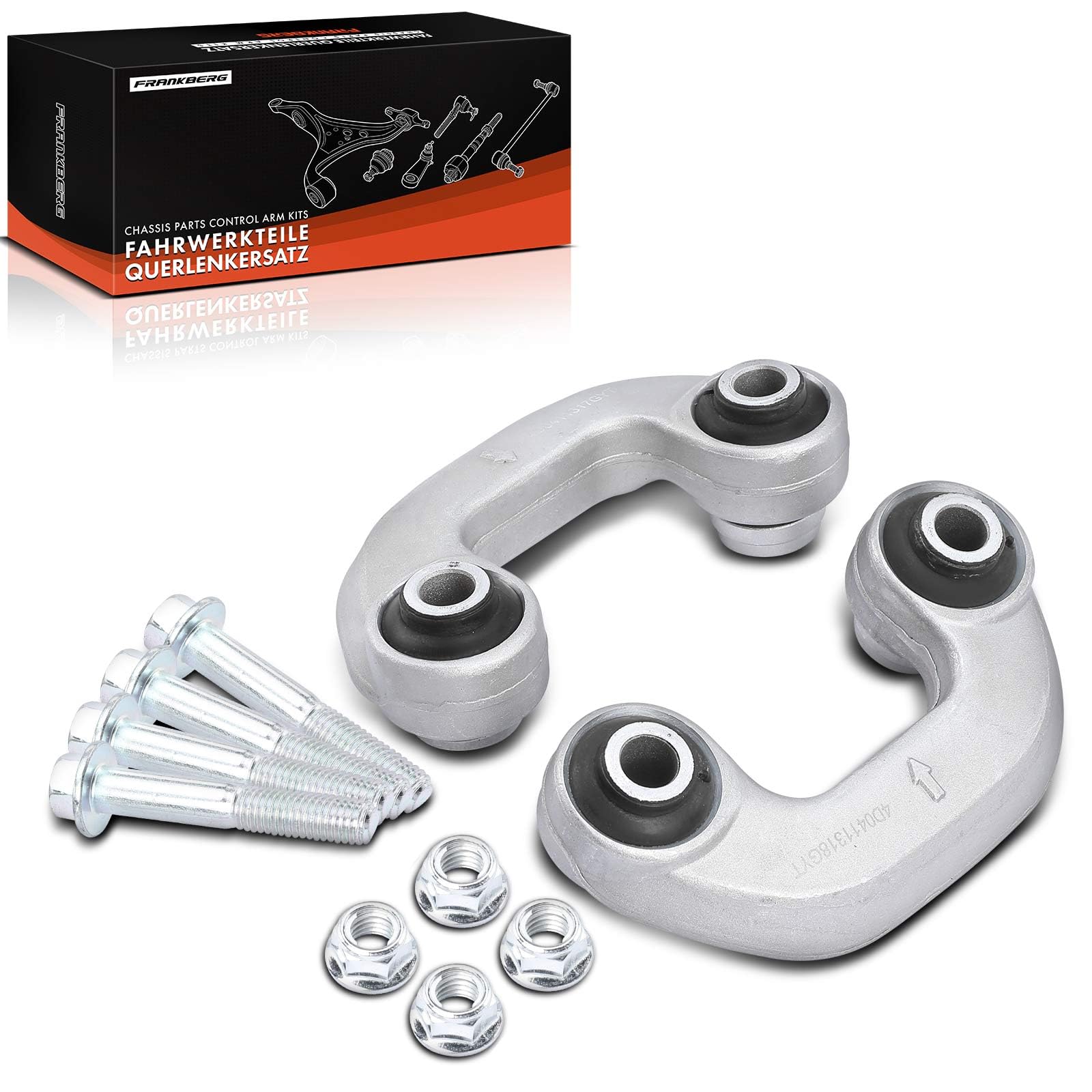 Frankberg 2x Koppelstange Vorderachse Kompatibel mit A4 Avant 8D5 B5 1.6L-2.8L 1994-2001 A6 4B2 C5 1.8L-4.2L 1997-2005 P.a.s.s.a.t 3B2 1.6L-2.8L 1996-2000 Replace# 4D0411317G