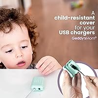 Vista 7 de Funda de cargador USB a prueba de bebés – Caja de punta de cable resistente a los niños para cables de carga USB estándar