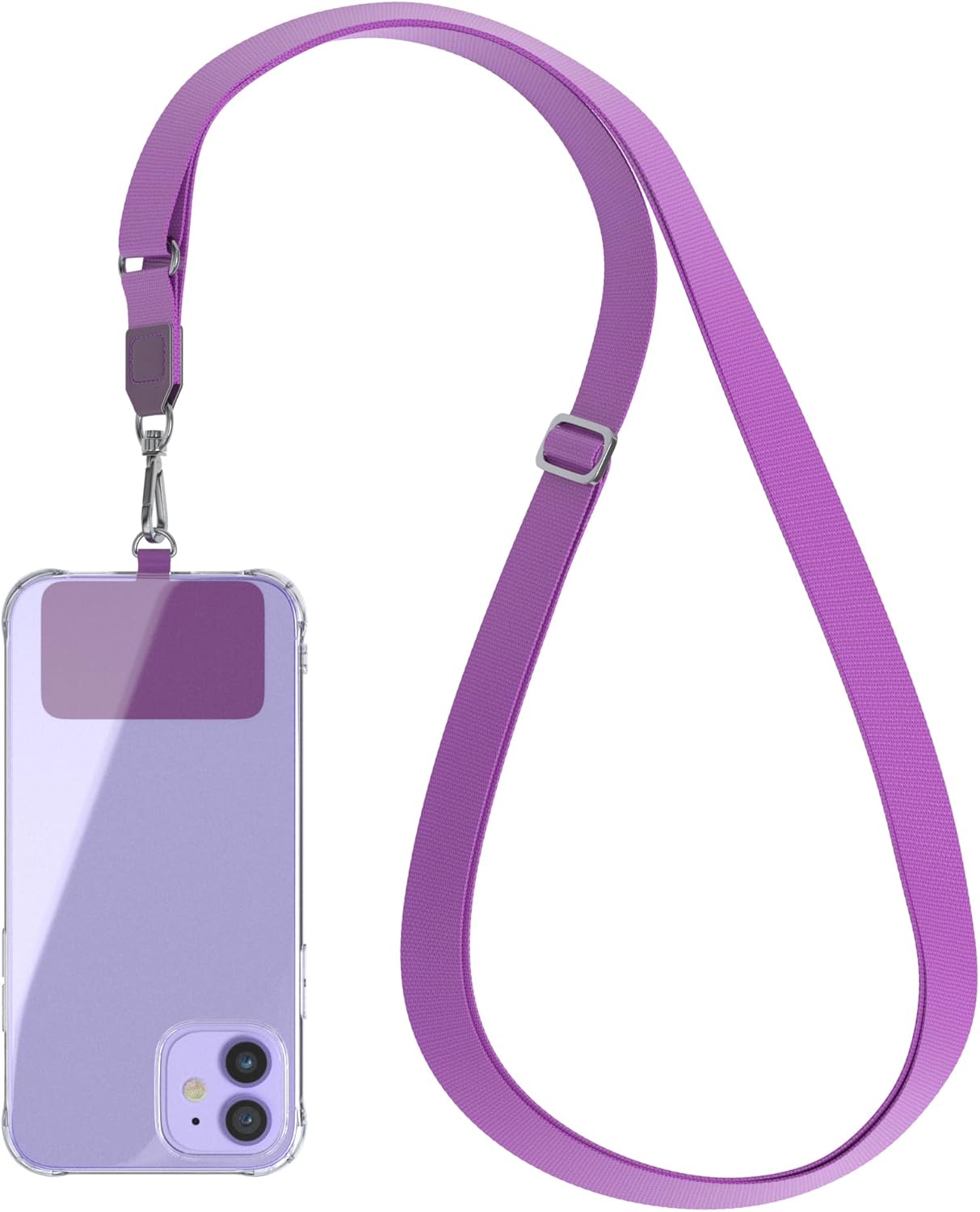 EAZY CASE Catena Universale Per Cellulare – Tracolla Regolabile Con Moschettone Per IPhone E Android - 3