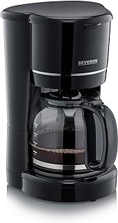 SEVERIN Macchina Caffè Americano Con Filtro Permanente, 10 Tazze, Funzione Di Mantenimento In Caldo, Spegnimento Automatic…