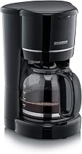 SEVERIN KA 4320 Filter Coffee Machine with Glass Jug, Coffee Machine for up to 10 Cups, Filter Machine with Glass Jug and …