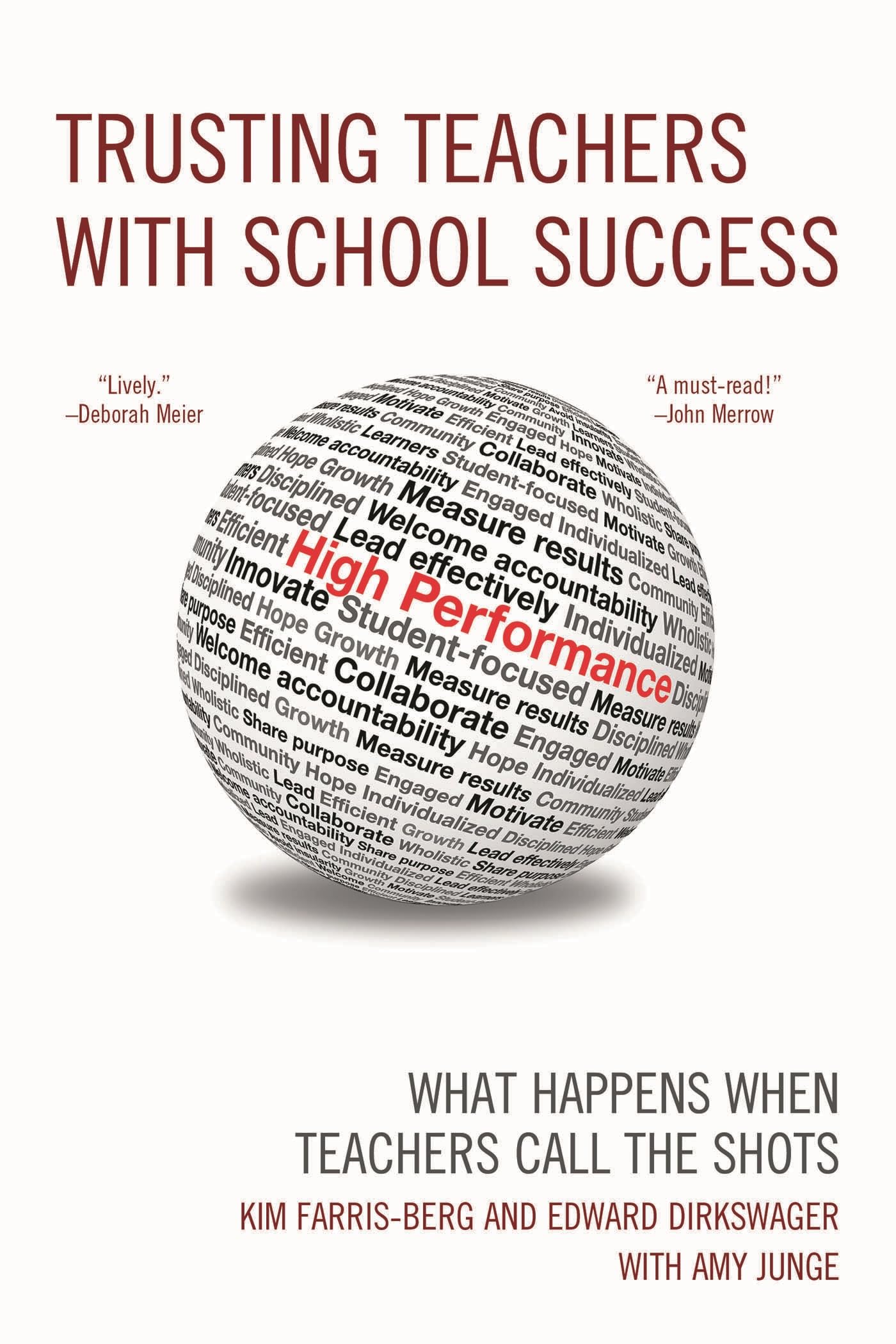 Buy Trusting Teachers With School Success: What Happens When Teachers Call the Shots — BookShops.in