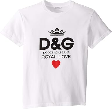 Amazon.com: Dolce \u0026 Gabbana - Camiseta para hombre, diseño de amor real, 12  : Ropa, Zapatos y Joyería
