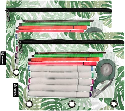 Miniatura 7 de Estuche para carpeta de archivos de bayas de hongos salvajes, bolsa resistente para carpetas de 3 anillas, ventana transparente, oficina,