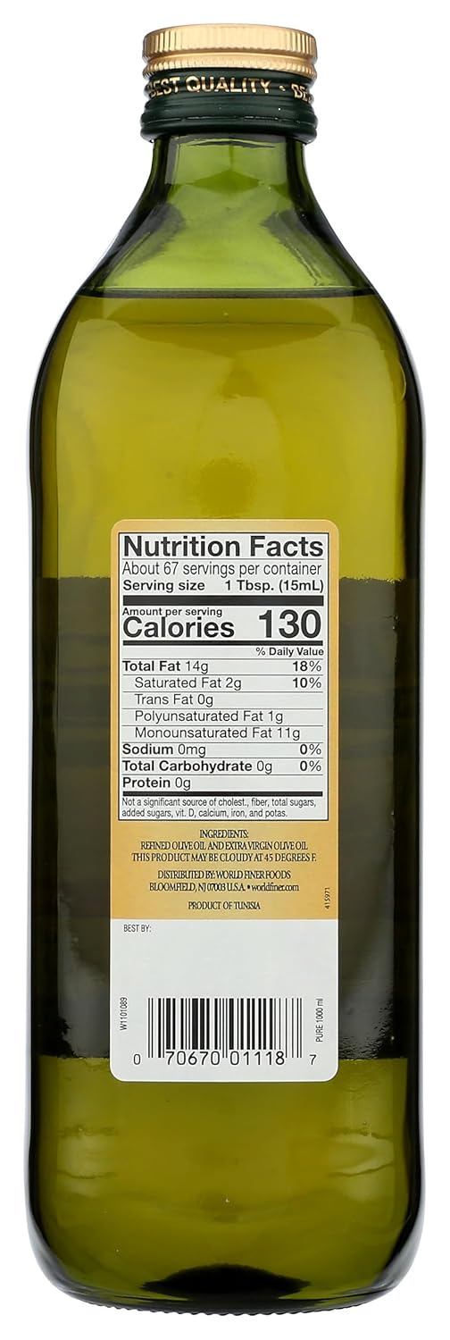 Function Drinks Davinci Oil Olive Pure, 34 oz