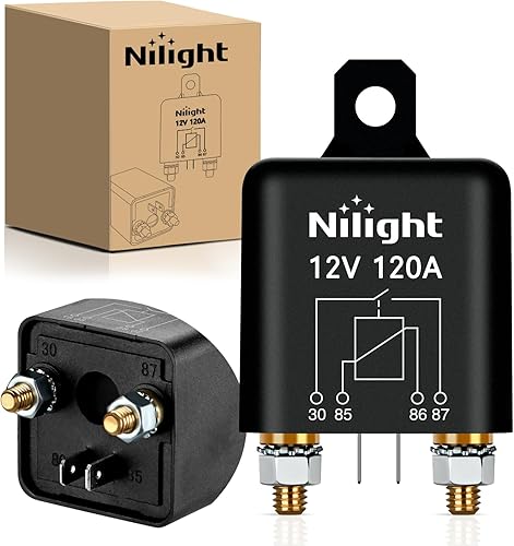 Miniatura 25 de Nilight 50044R - Juego de 5 cables de cobre estañado impermeables de 40/30 amperios, resistentes de 12 AWG, 5 pines, SPDT, estilo Bosch de 12 V
