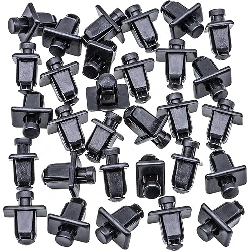 Miniatura 2 de Rexka 30 clips de retención tipo empuje de rejilla de carenado para Nissan 66814-01G00 Pick-Ups 300ZX, recogida de cuerpo duro, Pathfinder, Sentra