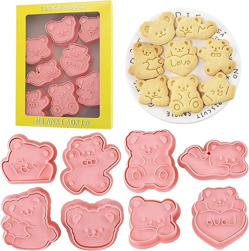 Miniatura 19 de 8 moldes de galletas con forma de calabaza, maíz, zanahoria, moldes para galletas de dibujos animados divertidos (8 verduras) 8-Verduras,Cumpleaños