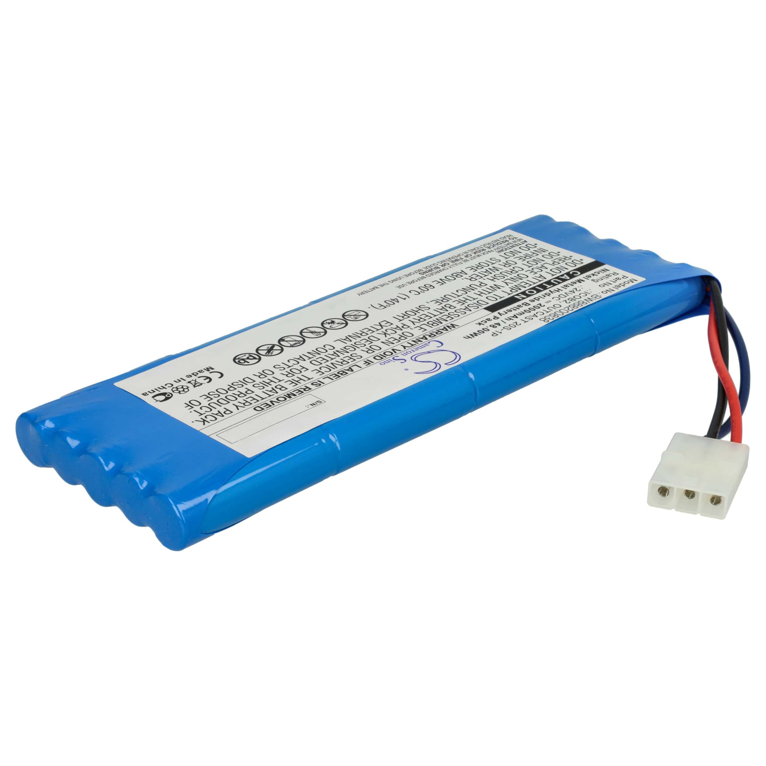vhbw Batterie Compatible avec Soundcast Outcast ICO420, ICO421 Haut-parleurs, Enceintes portatives (2000mAh, 24V, NiMH)