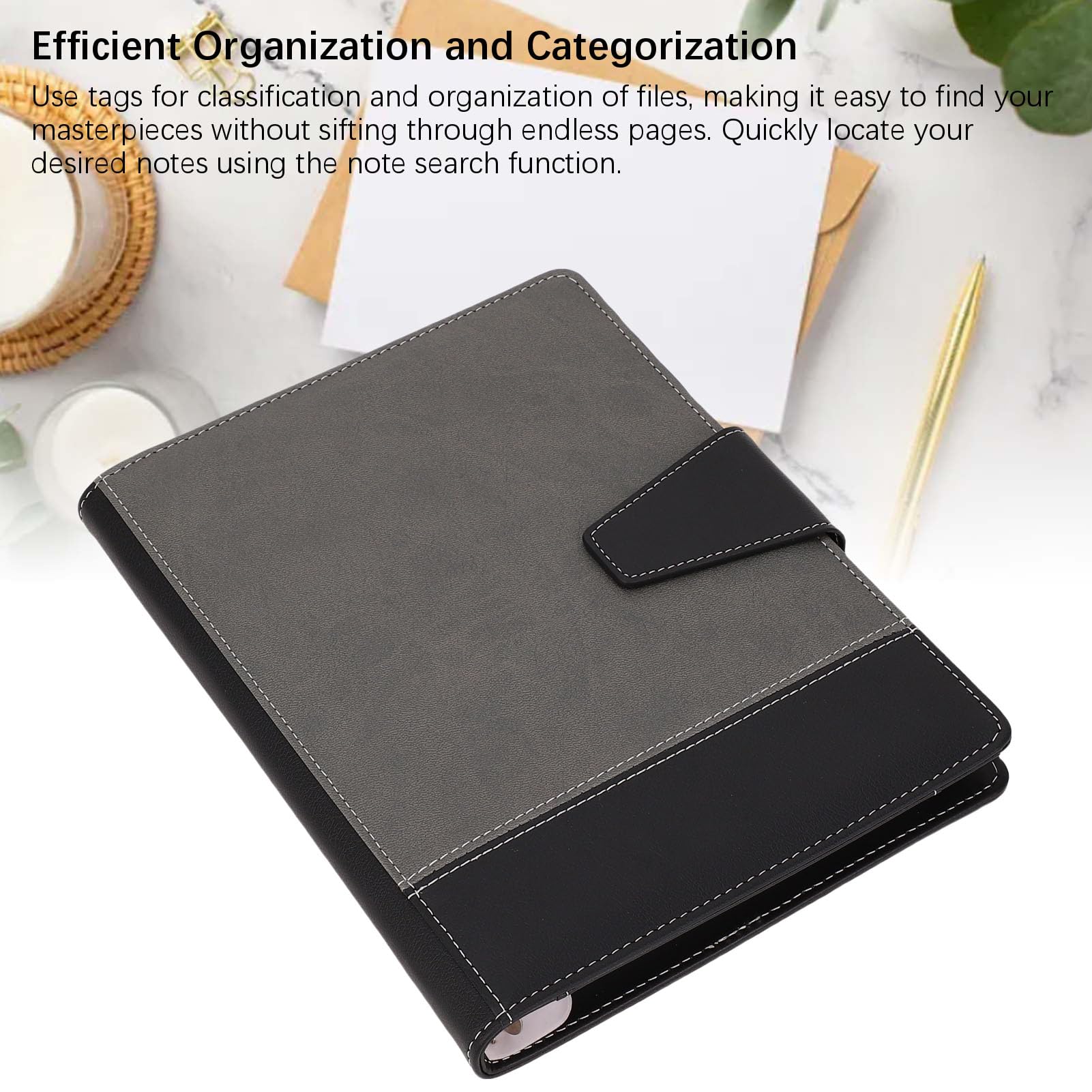 Pilipane Set di quaderni con penna digitale intelligente Blocco note elettronico riutilizzabile cancellabile App connessa Sincronizzazione in tempo reale per appunti di lavoro Riunioni