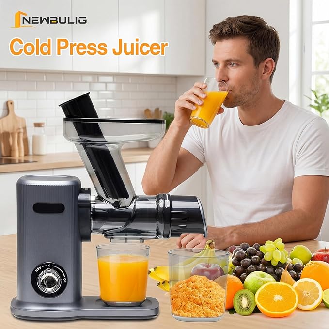 Extractor de Jugos Prensado Frío Boca Ancha 150W 120V miniatura 9