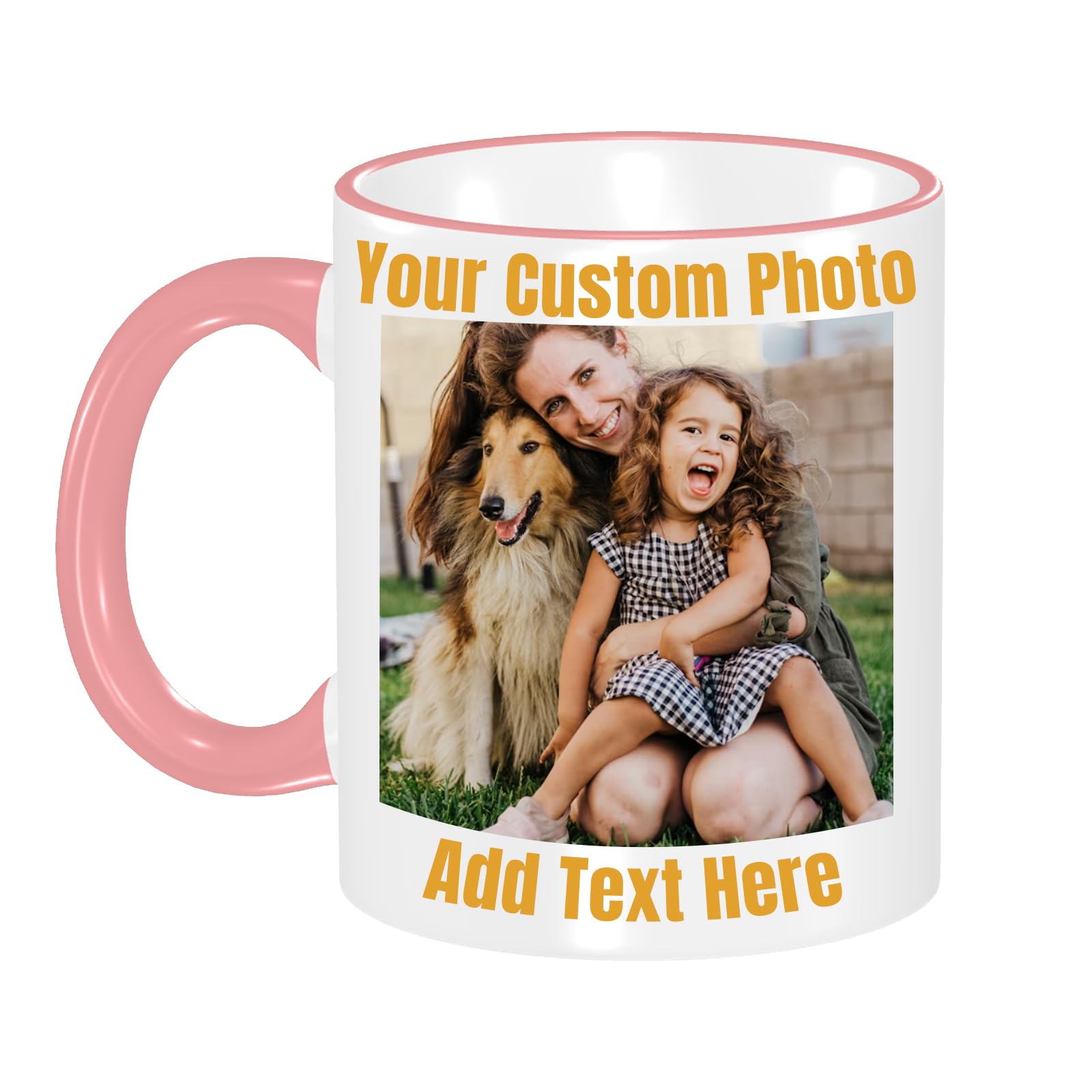 SOUL FLEX Custom Mug - Personalised Coffee Mug with Image, Logo, or Text | Custom Photo Cup | Customised 11 Oz Ceramic Tea Cup Taza Personalizadas Custom Gifts for Men & Women