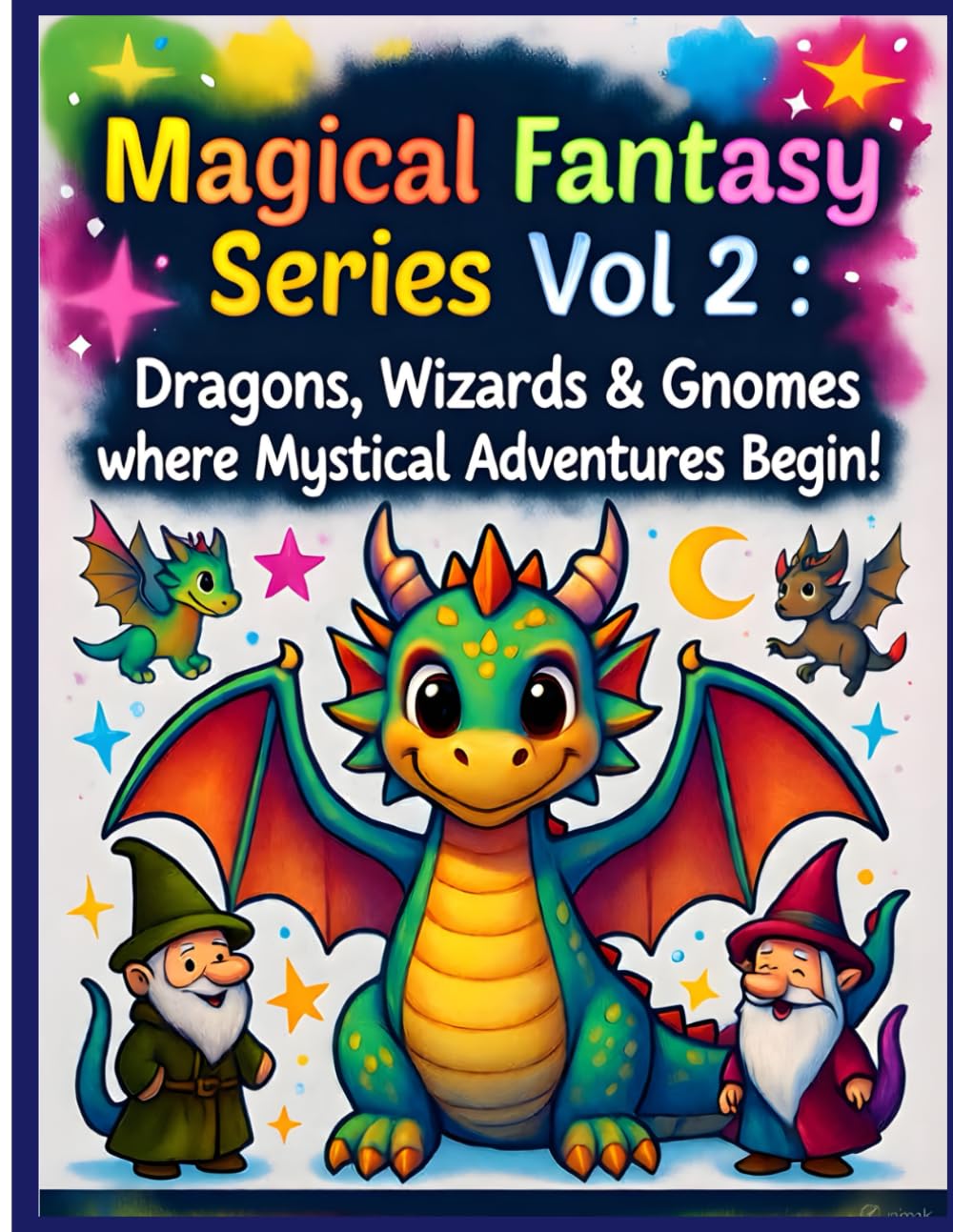 Magical Fantasy Vol 2: Dragons, Wizards & Gnomes where Mystical Adventures Begin! (Magical Fantasy Series)