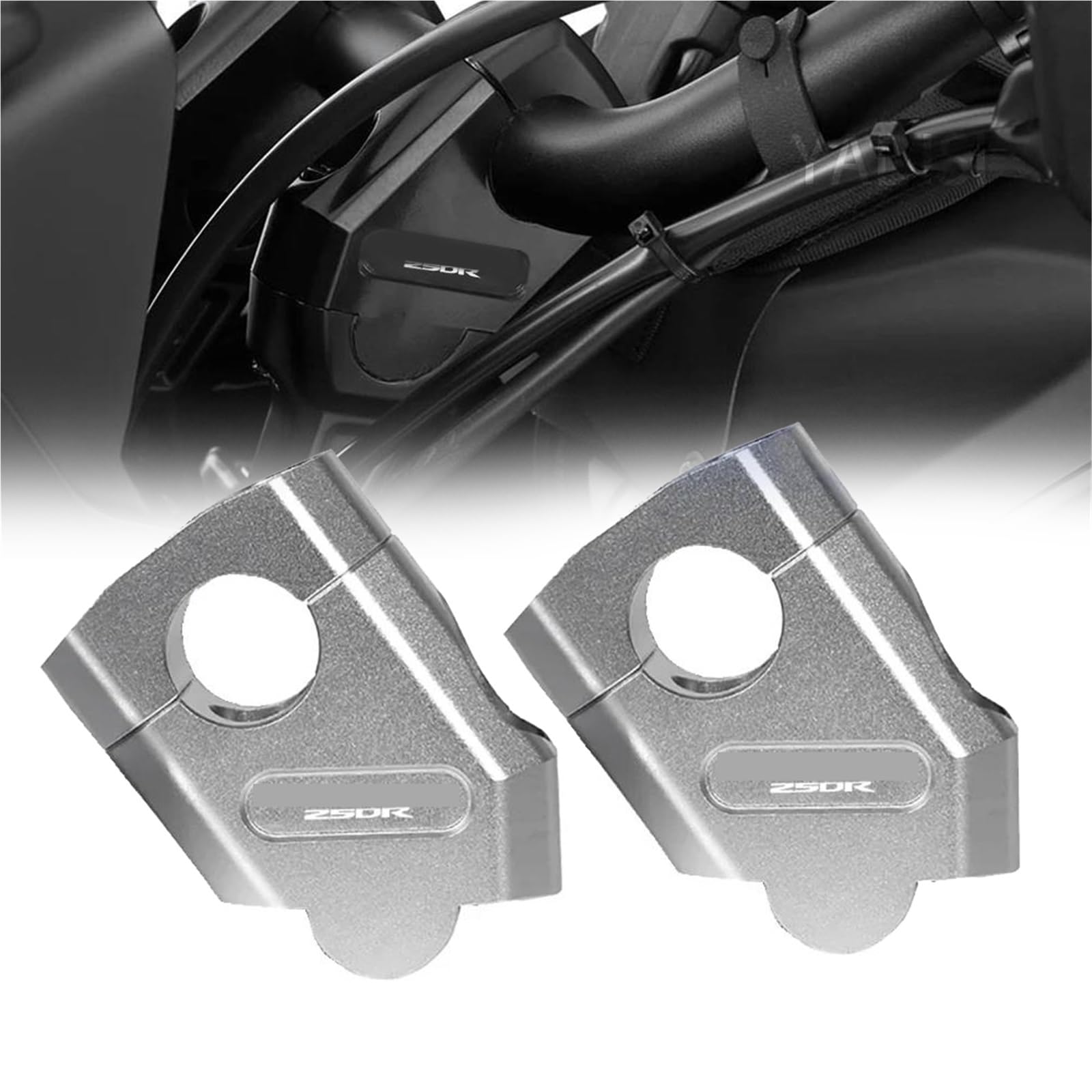 Rehausseur de guidon CNC CB250R en aluminium usiné robuste
