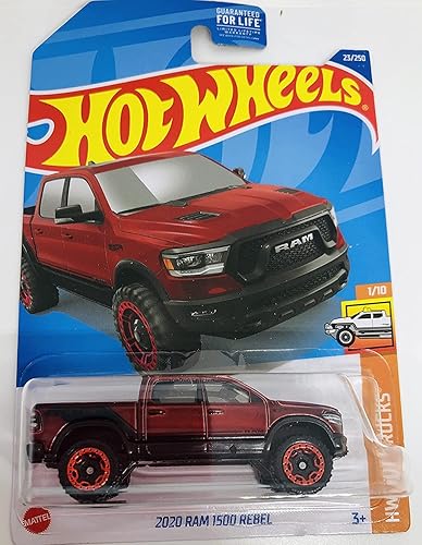 Hot Wheels RAM 1500 Rebel 2022-2020 - ROJO - HW Hot Trucks 1/10