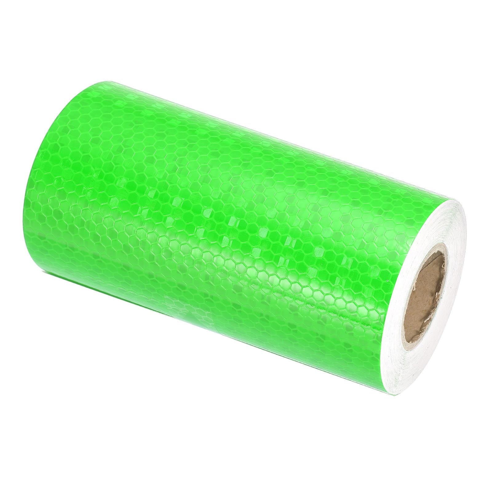 PATIKIL Réfléchissant Ruban Adhésif, 6" x 33 FT Imperméable Adhésif Haute Visibilité Avertissement Sécurité Bande Externe Accessoires Bien Visible pour Voitures Camions, Vert