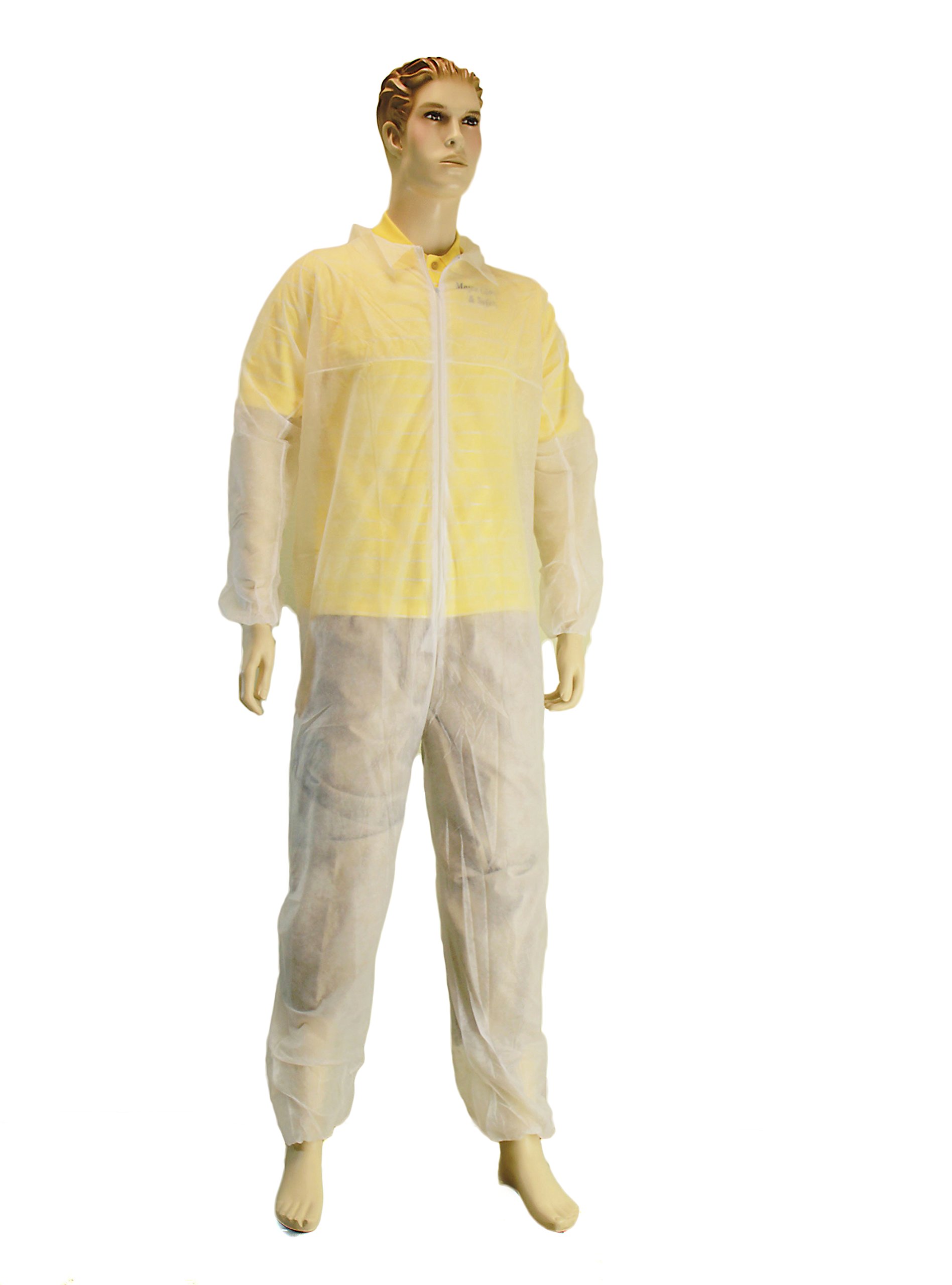 00-8052-2XL Coverall with Collar, Standard Weight, Size 2XL (Pack of 25)