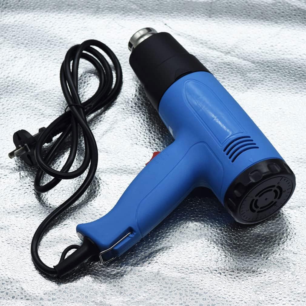 Pistolet thermorétractable for capsules de vin en PVC, 1600 W, 50 mm, machine à sceller les enveloppes de bouteilles de vin, écran LCD et contrôle de température 40-600 ℃, deux vitesses, for emballage