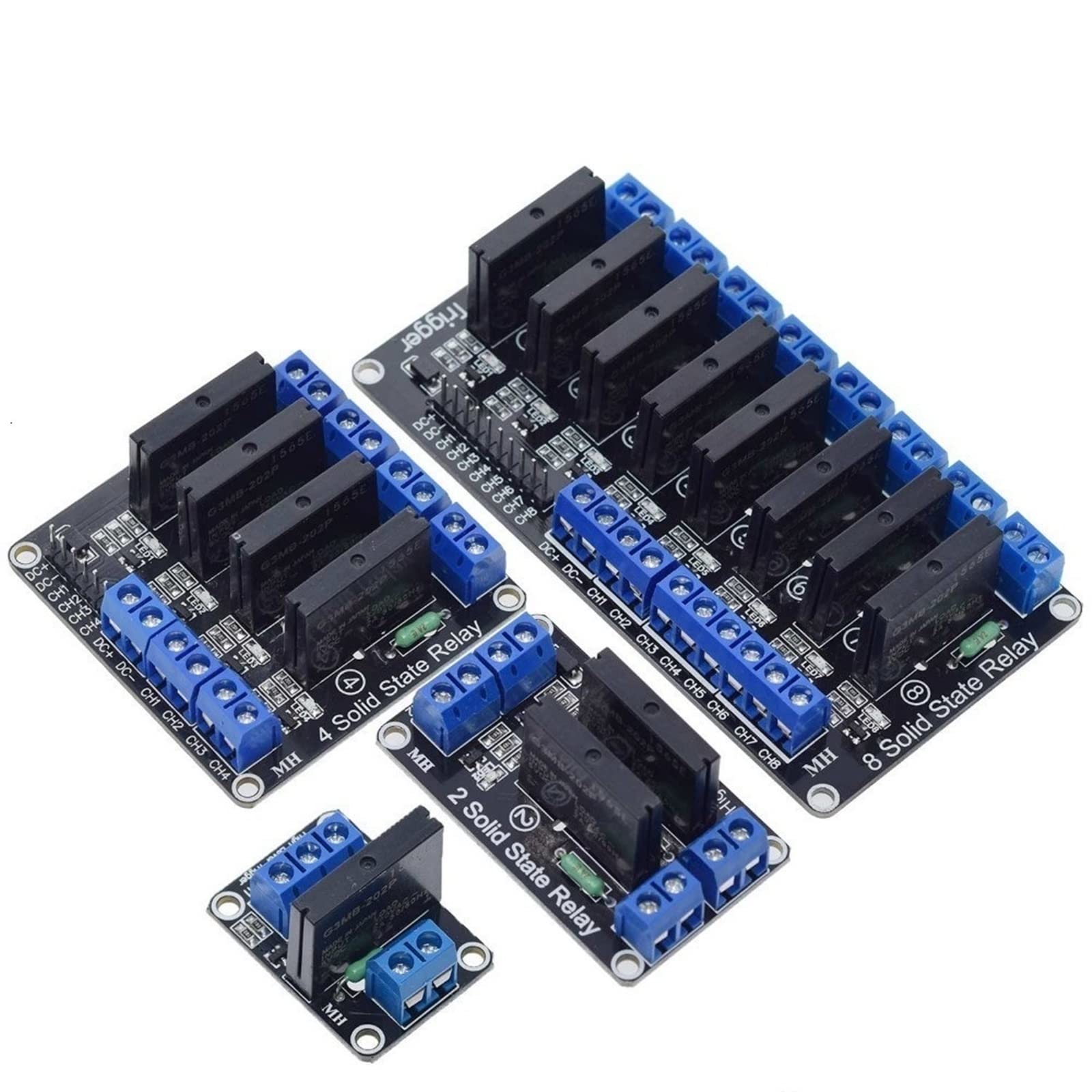 Módulo de relé SSR 5V para domótica casera y control de luces a 250V bajo nivel