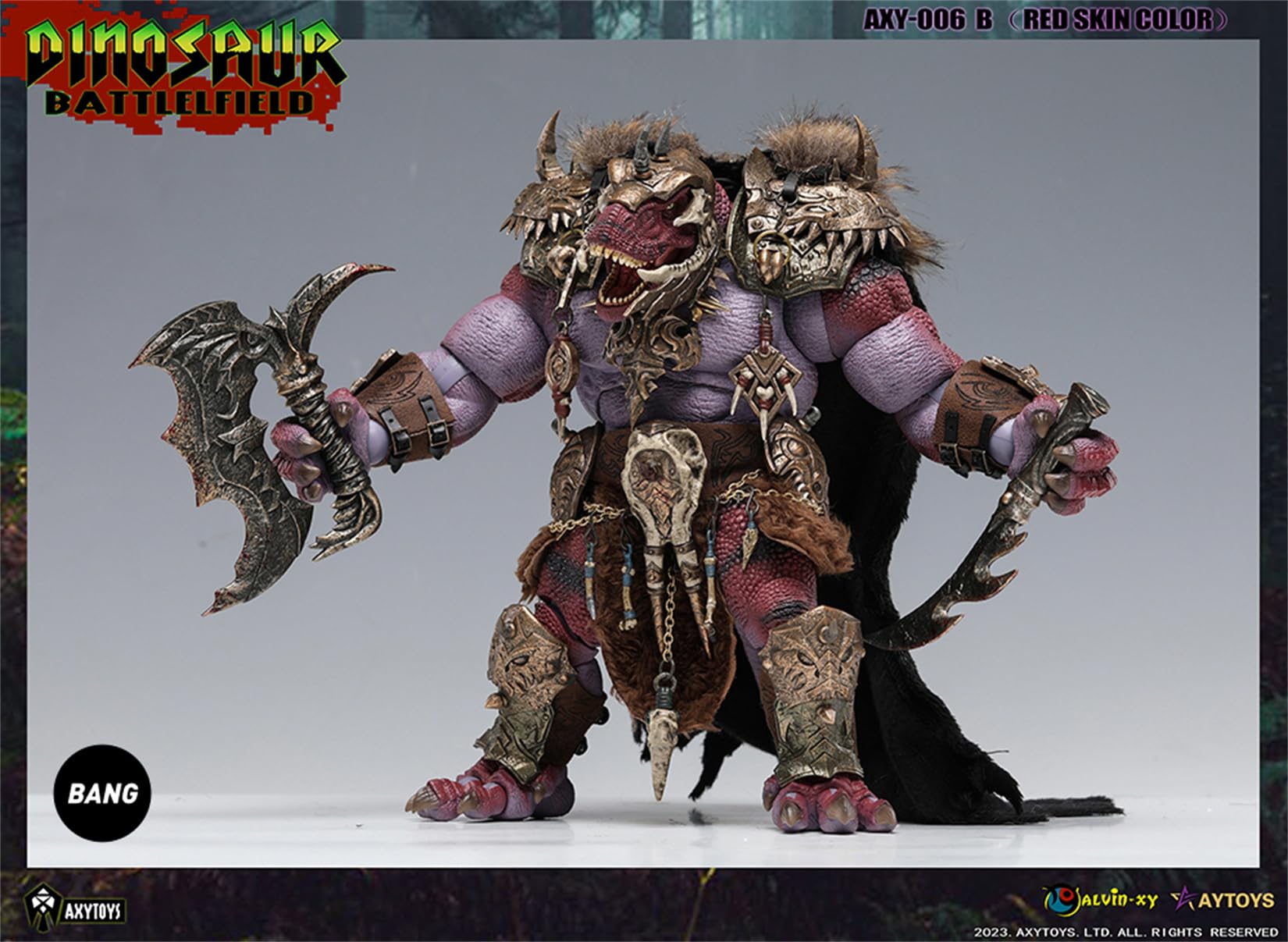 Amazon | BACALYSO | AXYTOYS 肉食族部族 キング ティラノサウルス 血 