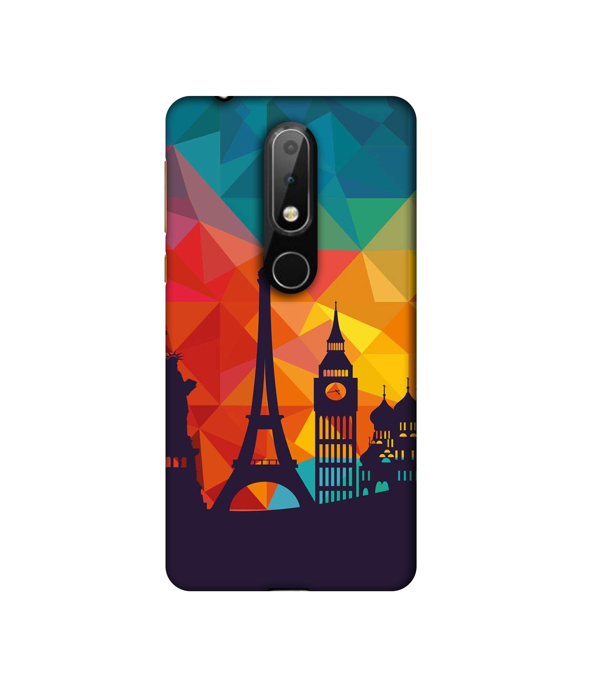 Amazon Brand - Solimo Plastic Designer Colored Paris 3D Printed Hard Back Case Mobile Cover for Nokia 6.1 Plus (B0853WT9V1) Amazon Price History, Amazon Price Tracker