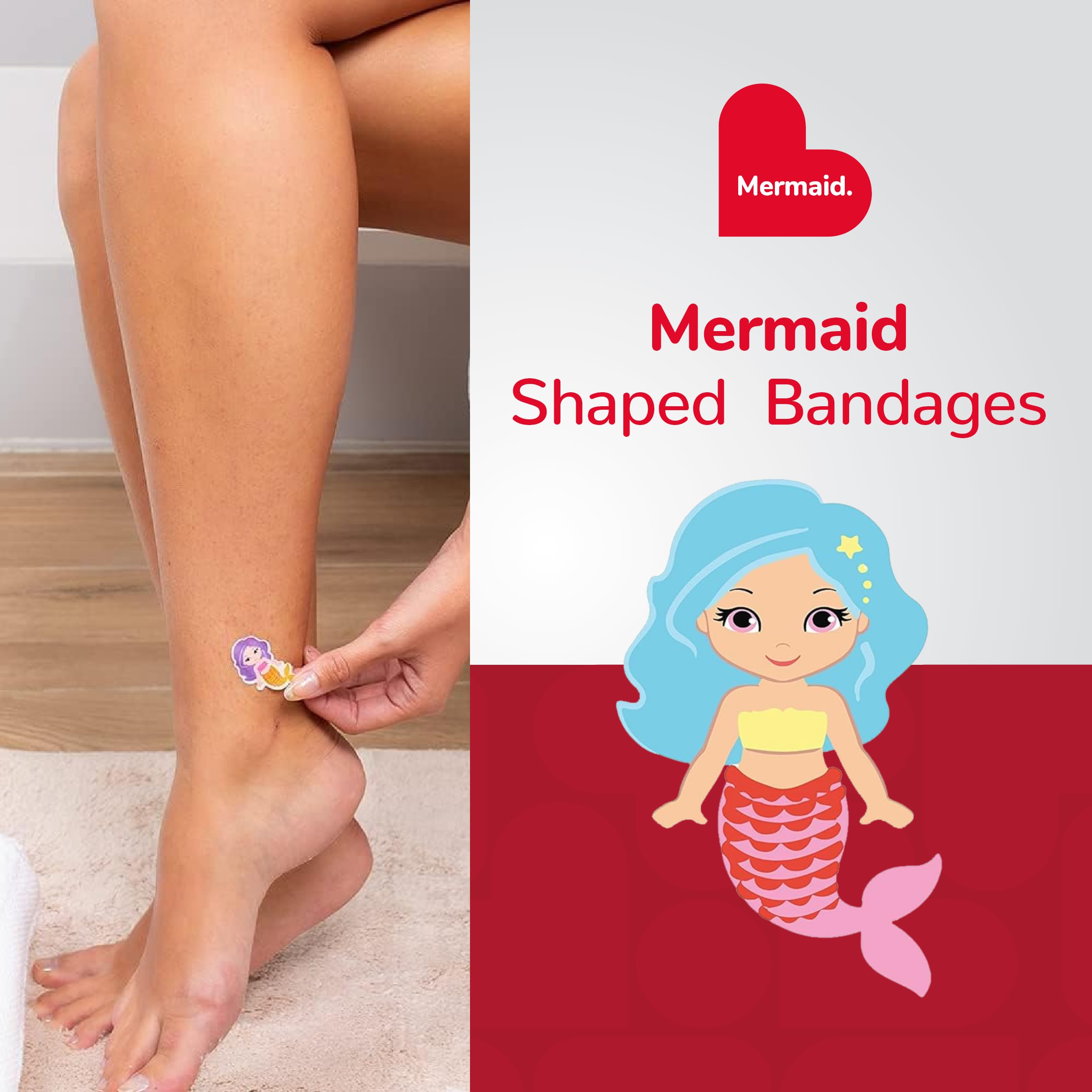 BioSwiss Bandaids für Kinder, 24 sterile selbstklebende Bandagen in einzigartiger Form, bunt, lustig, niedlich, für Mädchen und Jungen, Erste Hilfe für Erwachsene, schützt Kratzer und