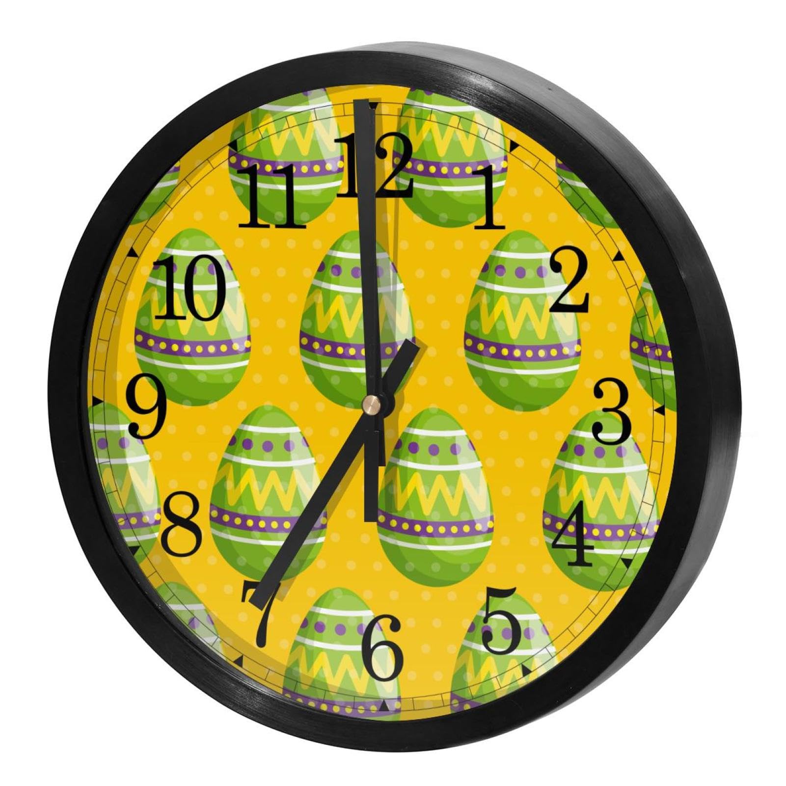 Horloge murale silencieuse à quartz élimine le tic-tac pour le sommeil de la maison