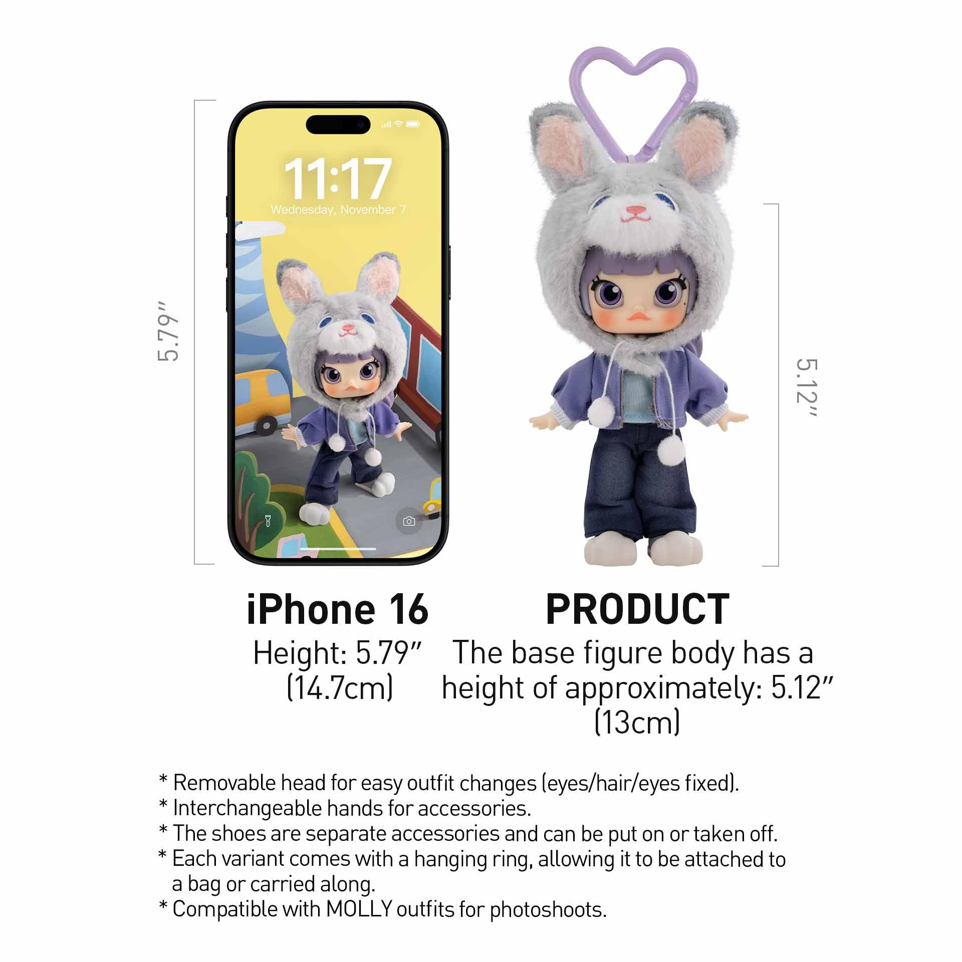 Amazon.com: POP MART Molly Zootopia 2 Series 1/12 Action Figure