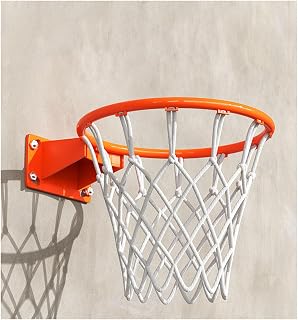Heavy Duty Wall-Mounted Basketball Hoop - Indoor/Outdoor, Shock Absorbing, Portable, Easy Installation, Ideal for Adults & Professionals, Ultimate Sports Training Equipment