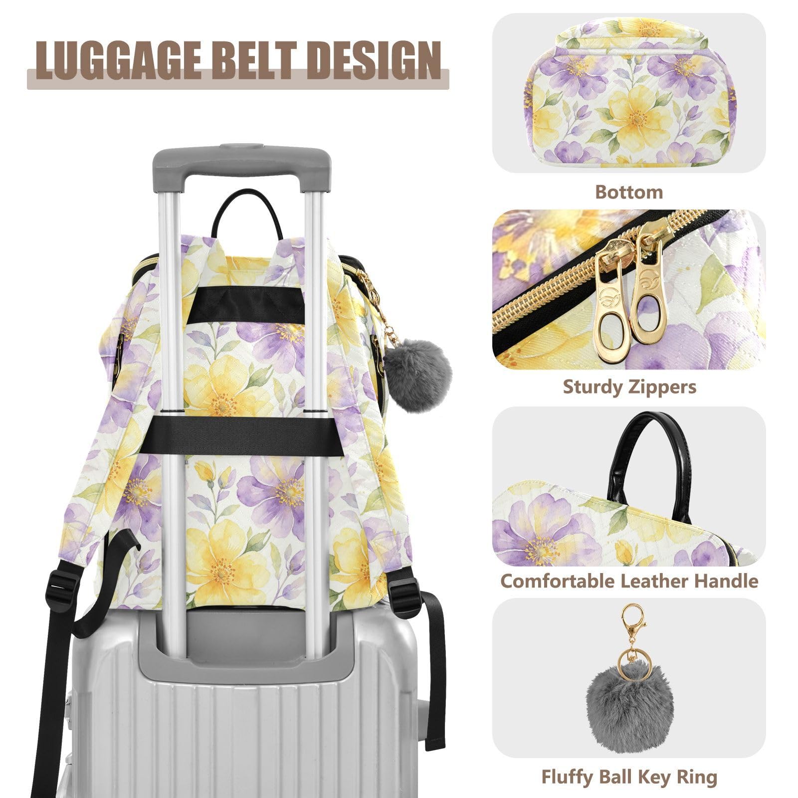 Zaino da donna 15L Premium elegante zaino portatile versatile