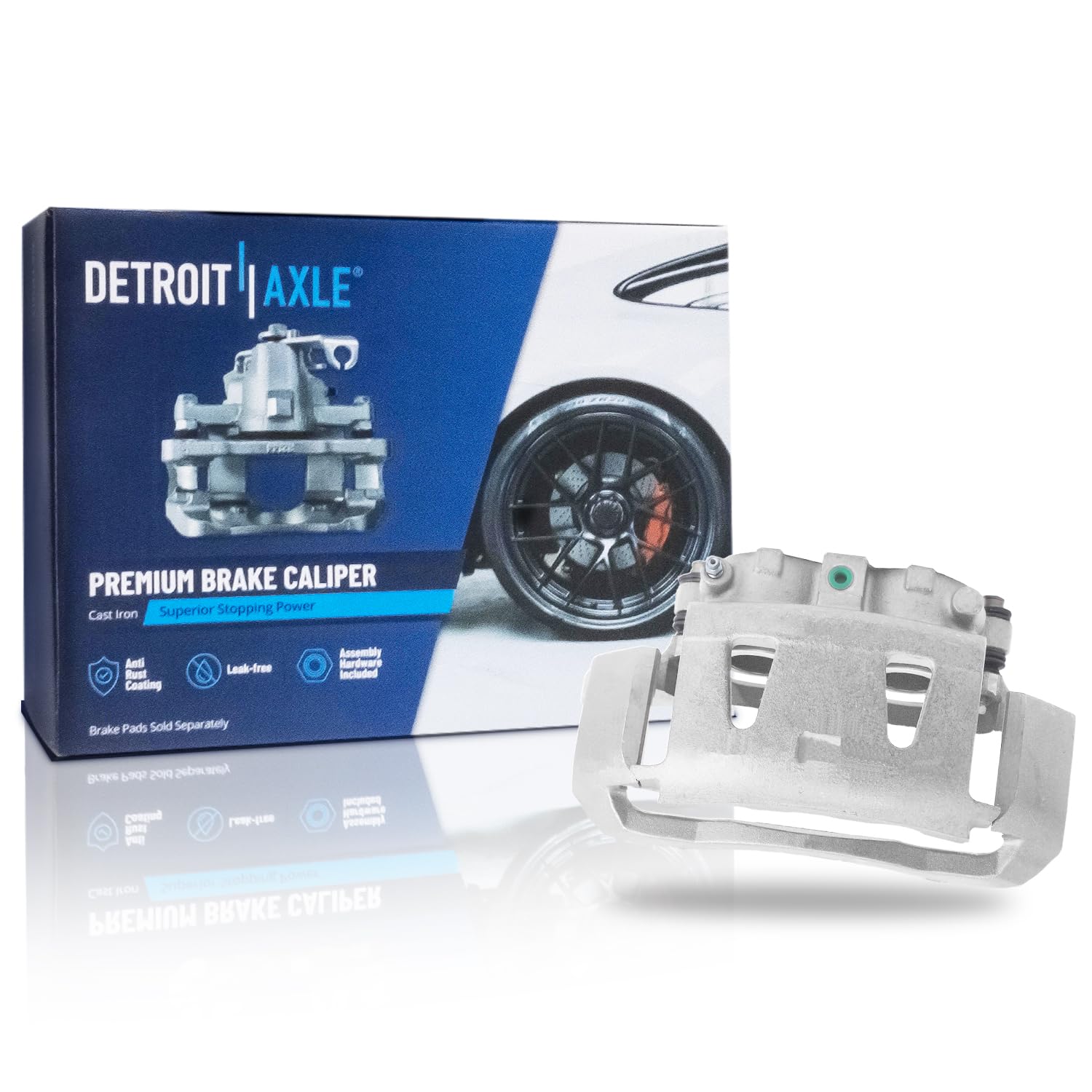 Detroit Axle - Front Left Brake Caliper for 2003 Dodge Ram 3500 Van, Driver