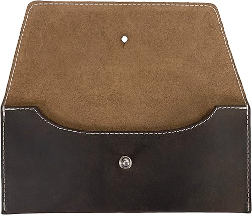 Miniatura 4 de Hide & Drink, Bolsa larga de utilidad hecha a mano de cuero de grano completo, elegante cartera para llevar y almacenar efectivo, monedas, tarjetas,