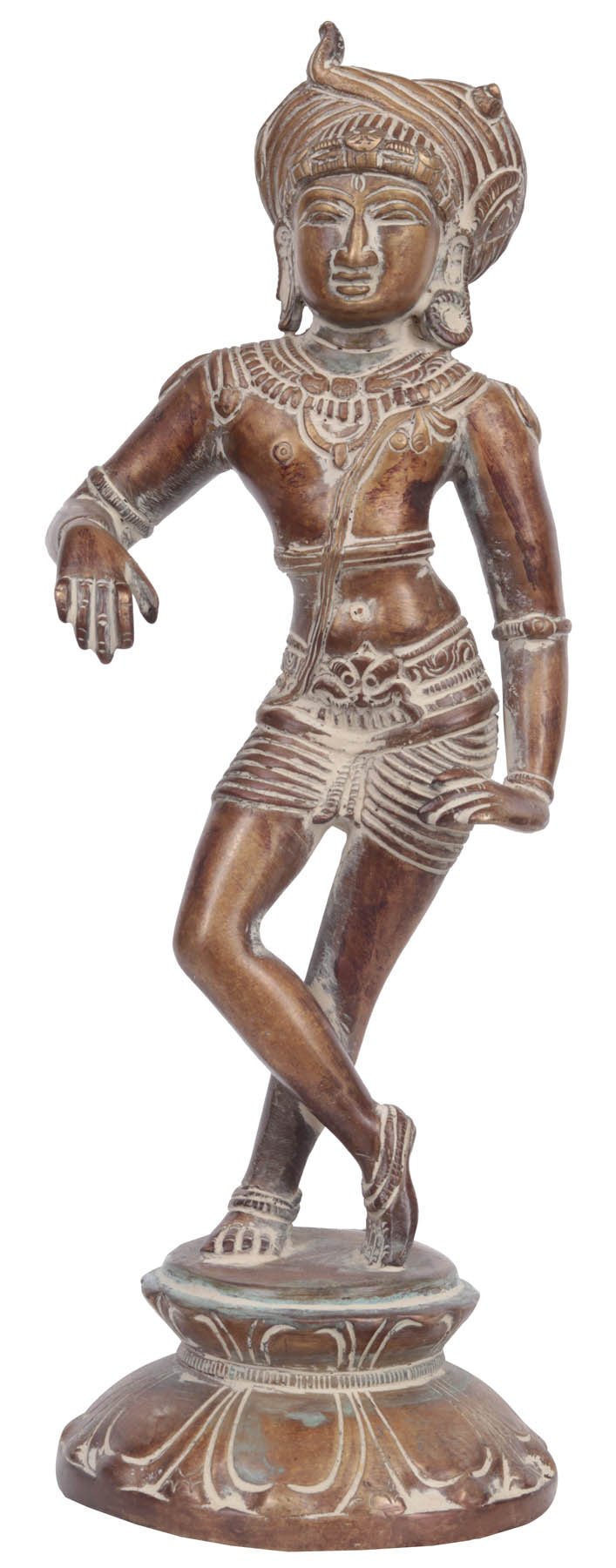Shiva en laiton et son turban de serpent pour créer un espace zen à la maison