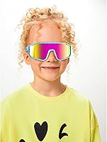 Vista 9 de MVPTGRS Gafas de sol de béisbol juveniles para niños y niñas de 8 a 14 años TR90 con marco para niños, gafas de sol deportivas para sóftbol