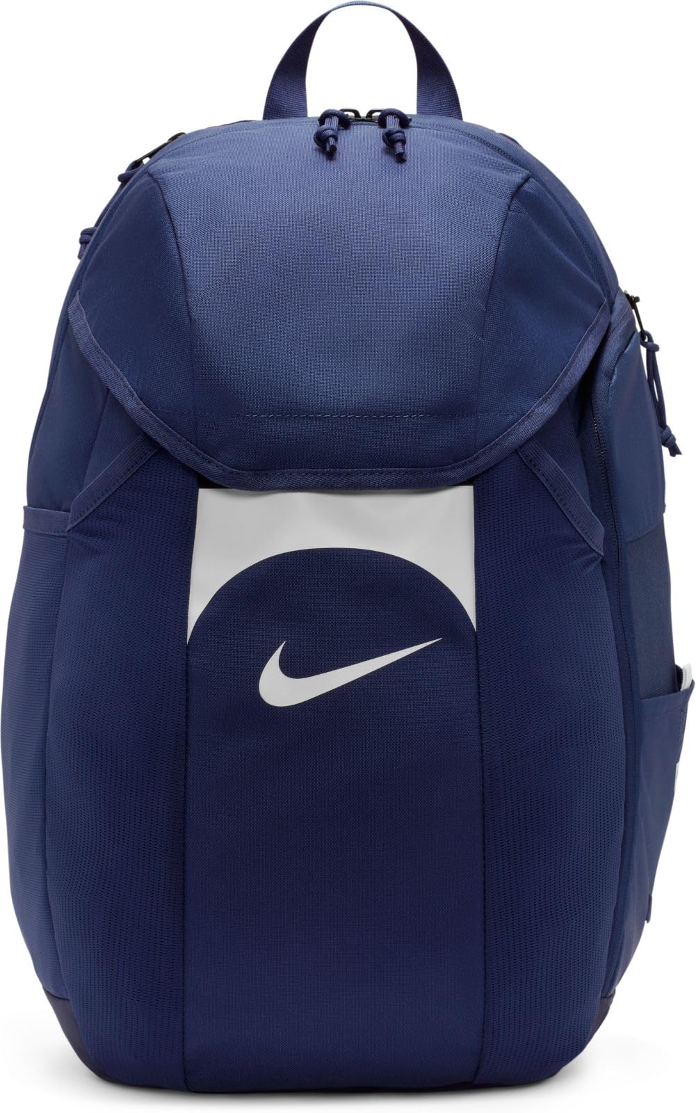 Nike Unisex Backpack Academy Storm-Fit, Midnight Navy/Midnight Navy/White, DV0761-410, 30 l, granatowy (Midnight Navy/Midnight Navy/White), 30L, Soccer