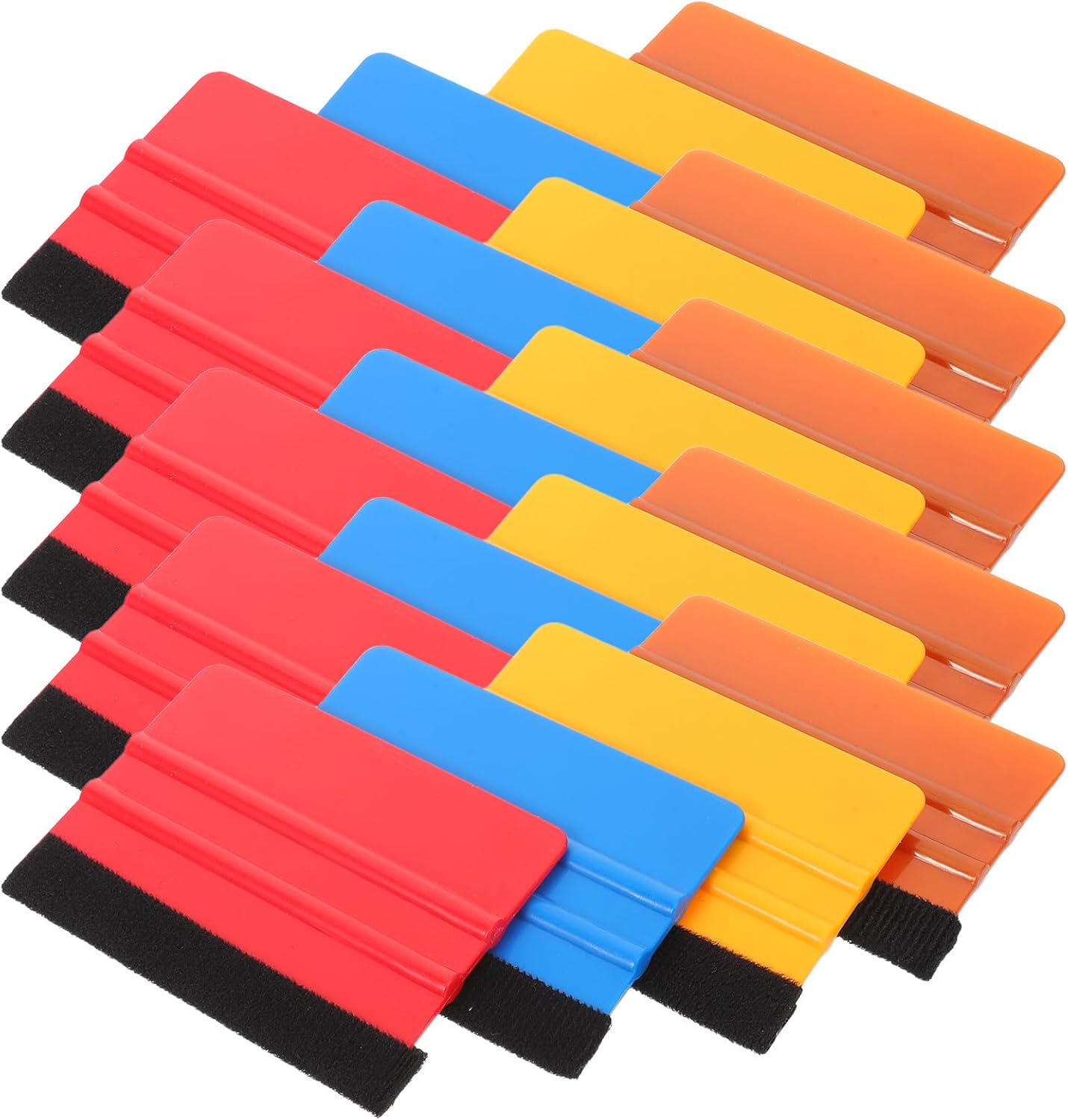 20pcs Automotive Vinyl Applicator and Plastic Decal Spreader Squeegee Set for Window Tint Installation and Windshield Film Application, Multipurpose Vinyl Graphic Remover Tools