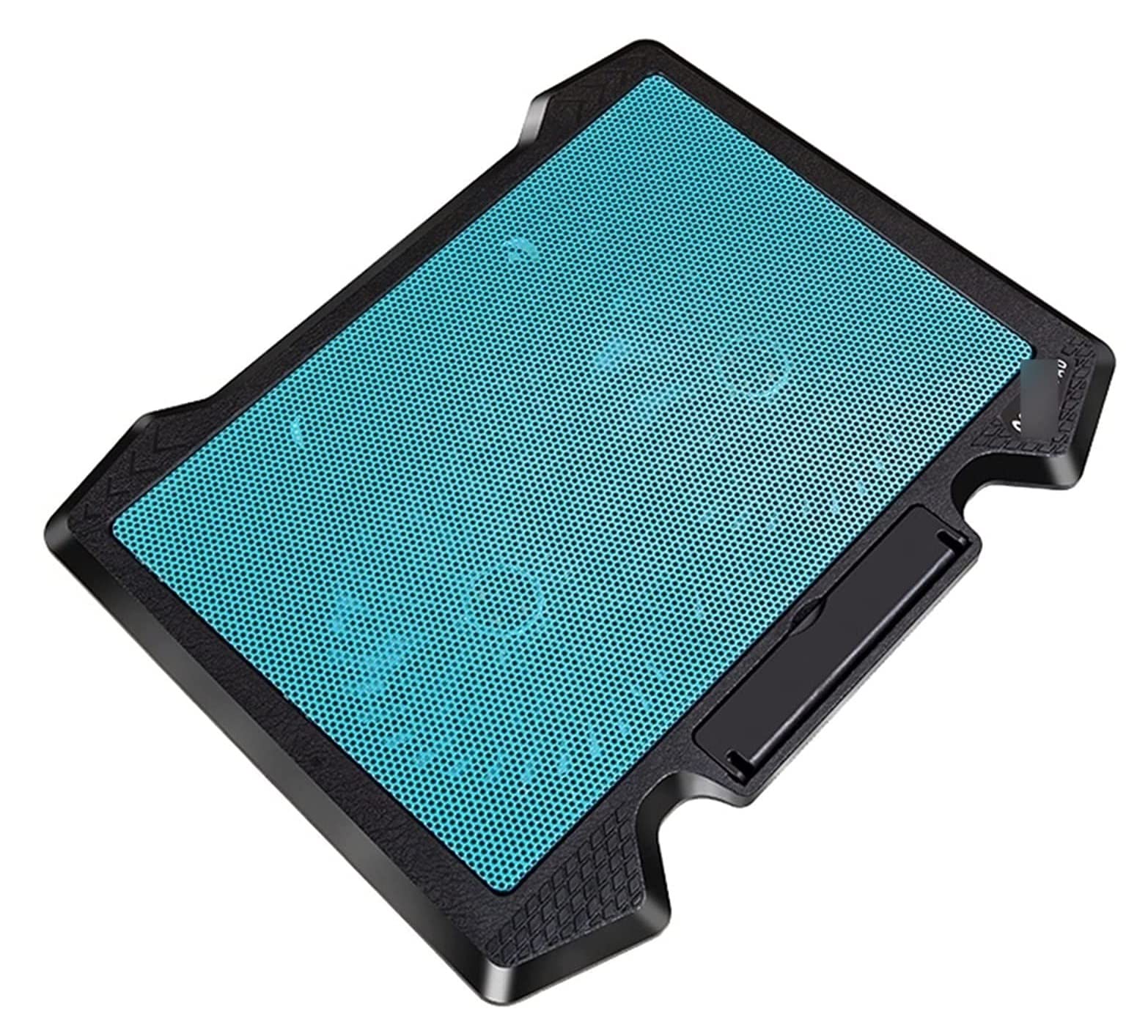 Base Raffreddamento Pc Portatile Laptop Cooling Pad 2 Porte USB E Due Ventole Di Raffreddamento Supporto Per Notebook Per Laptop Da 12-17 Pollici Ventola Pc Per Ufficio(Blue)