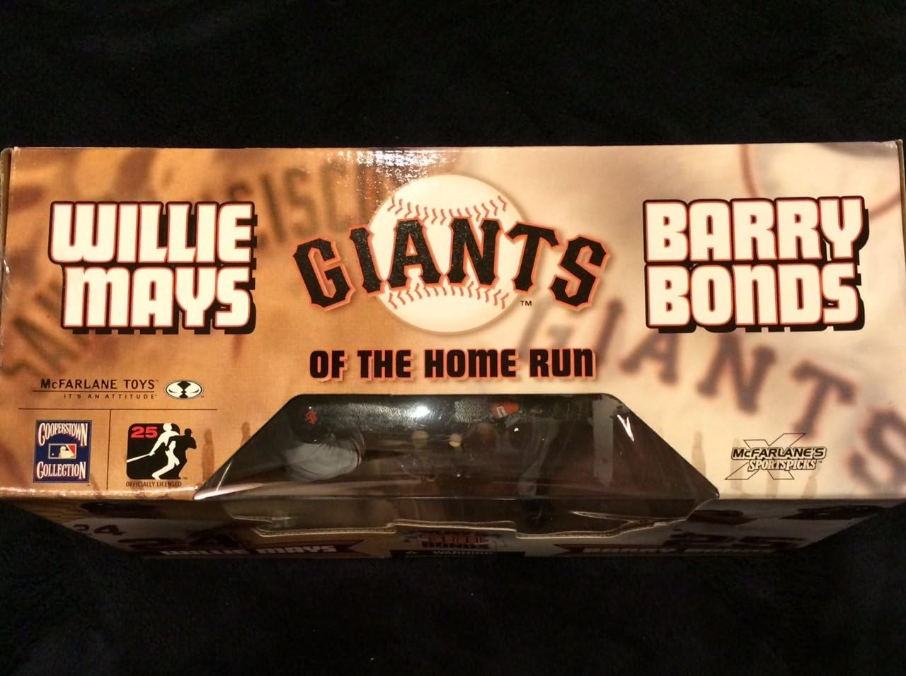 Mcfarlane Sportspicks Willie Mays and Barry Bonds