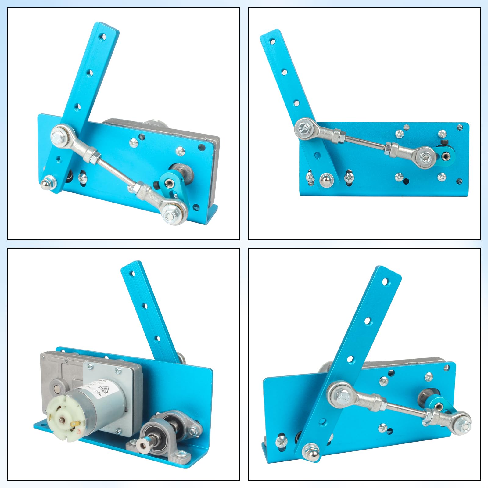 CNCTOPBAOS Actuador lineal de 12 V CC 24 V, motor alternativo de 20 a 120 grados ajustable, 90 veces por minuto, regulador de velocidad de 90 rpm, máquina oscilante automática, ángulo de oscilación de