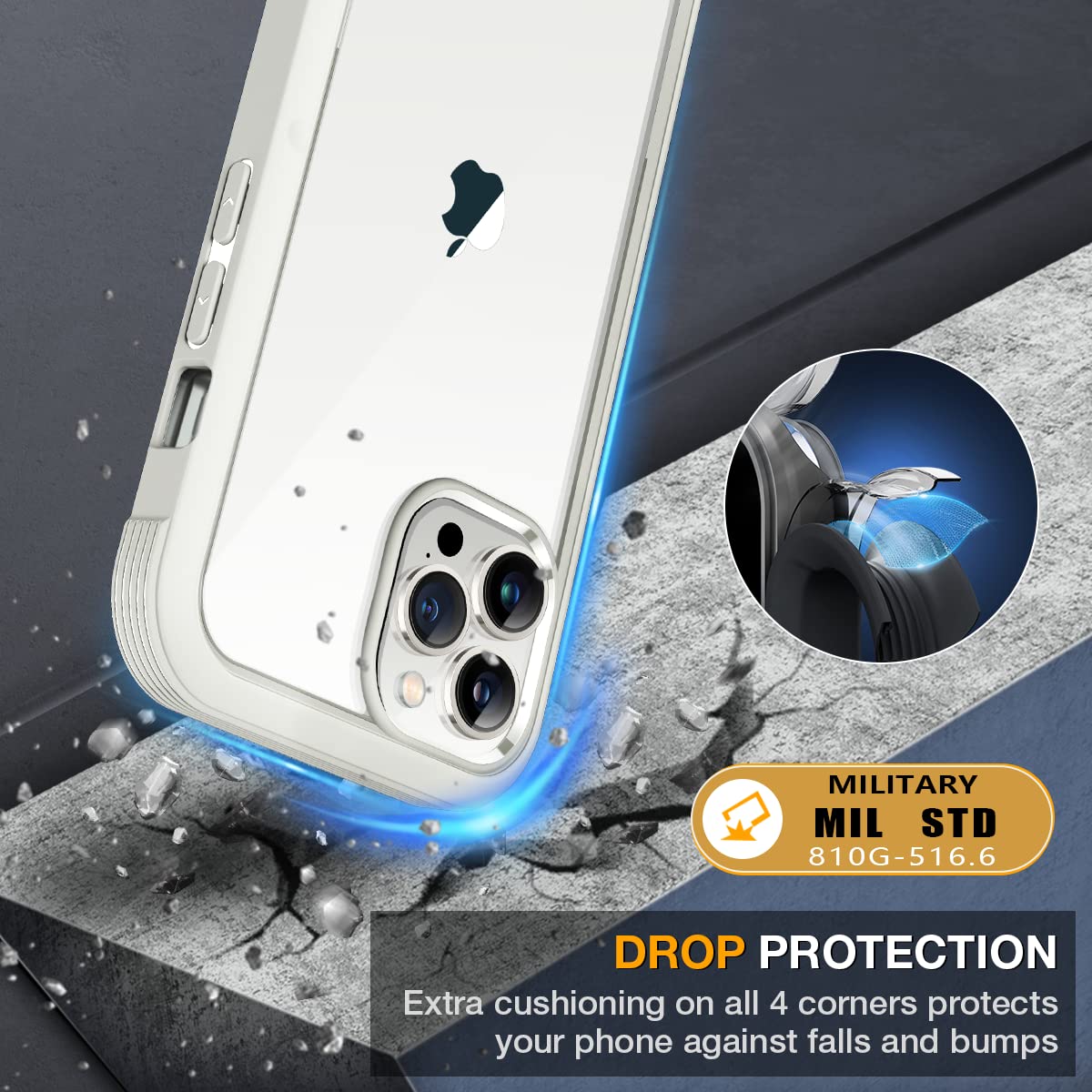 Amazon.co.jp: Miracase (ミラケース) ガラス iPhone 13 Pro ケース