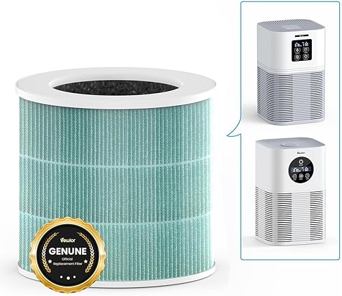 Miniatura 7 de VEWIOR Filtro de repuesto oficial H13 True HEPA purificador de aire, compatible con VEWIOR HQSC-50 HQKJ-80 A1 A1W purificador de aire, filtro de