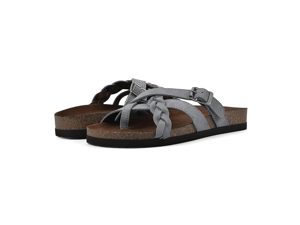 White Mountain Harrington (Blue Raspberry/Suede) Women's Shoes INTERNATIONAL SHIPPING