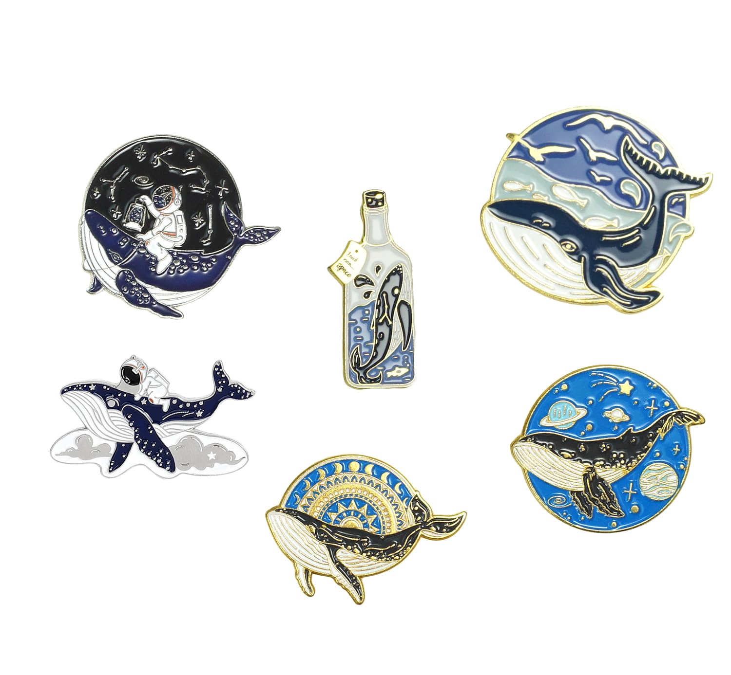 Enamel pins for Backpacks, Sky Fly Dream Anime cartoon Cute pins for Bags Jackets Clothing DIY Crafts pin