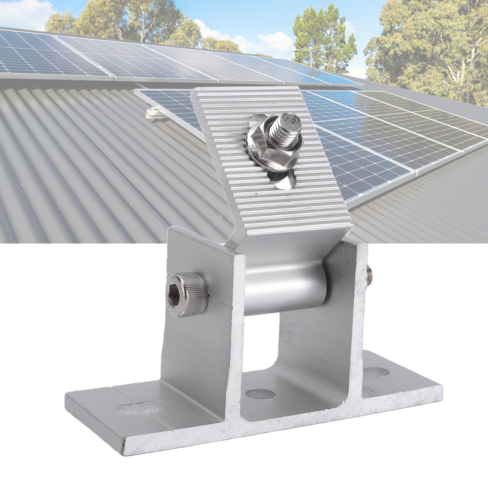 Jeffergarden Staffe di Montaggio per Pannello Solare Base con Angolo da