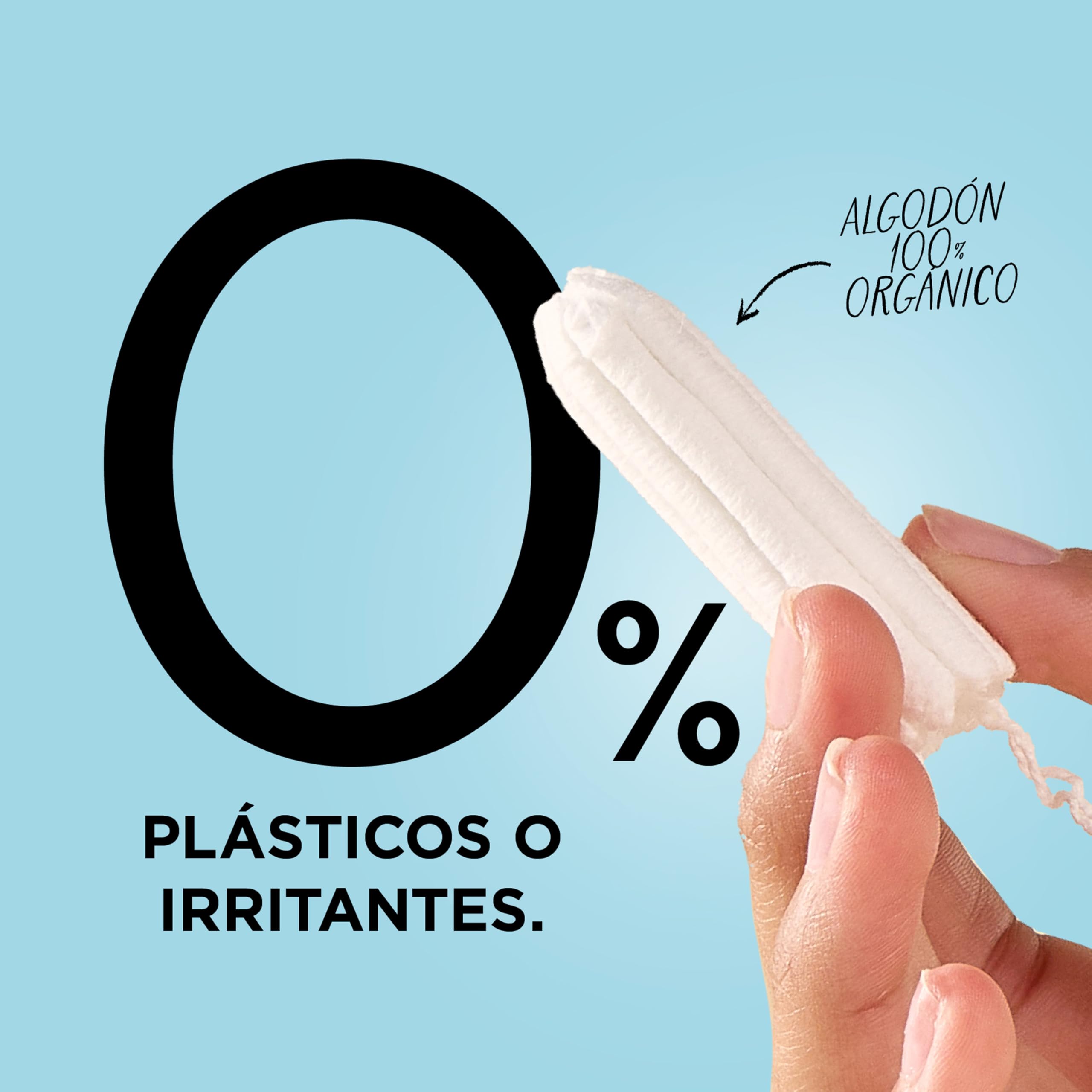 &SISTERS® Mooncup Tampones Flujo Ligero/Regular Plus sin Aplicador, 100% Algodón Orgánico, 432 Tampones