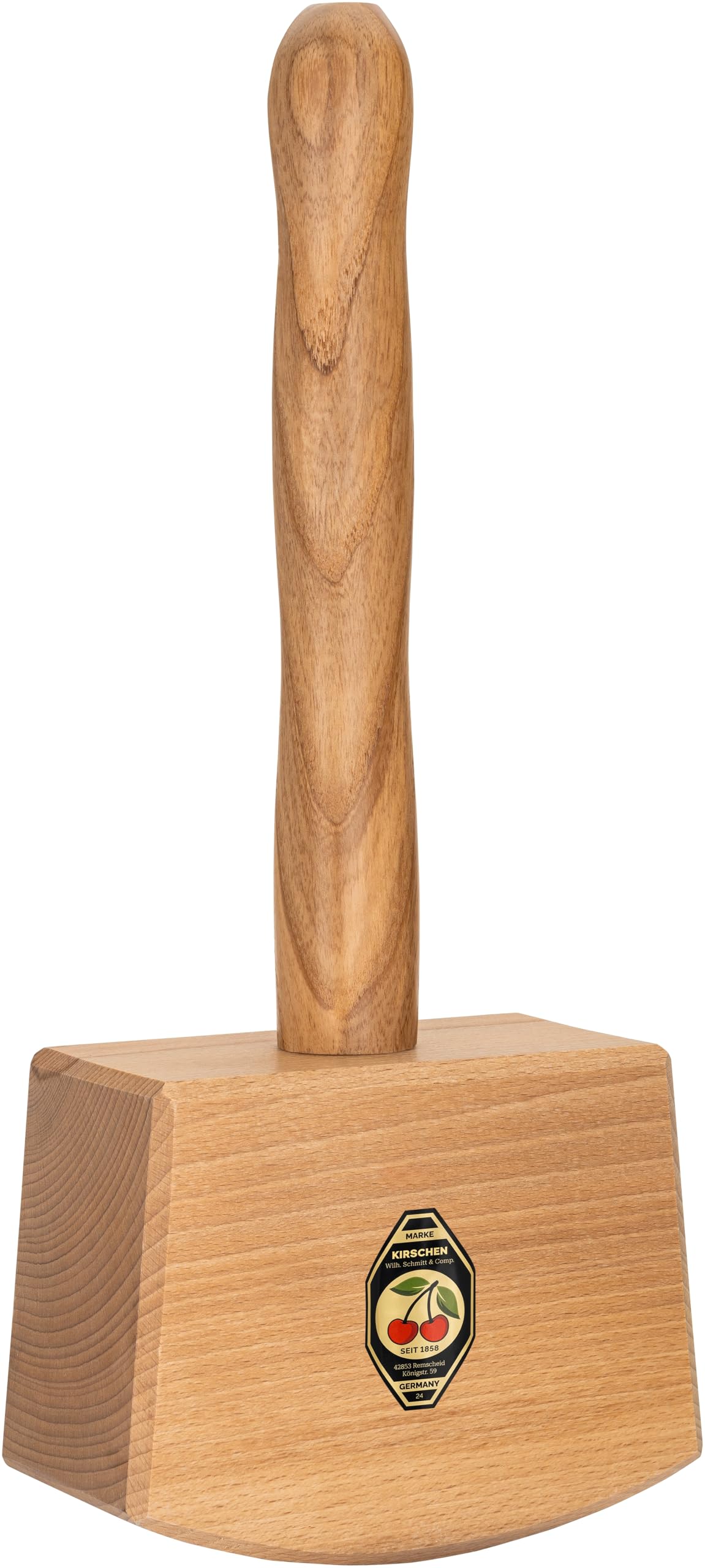 KIRSCHEN Werkzeuge 6160140 Schreinerhammer, Holzhammer, Schreinerklüpfel mit Weißbuchenkopf & Eschenstiel 140mm