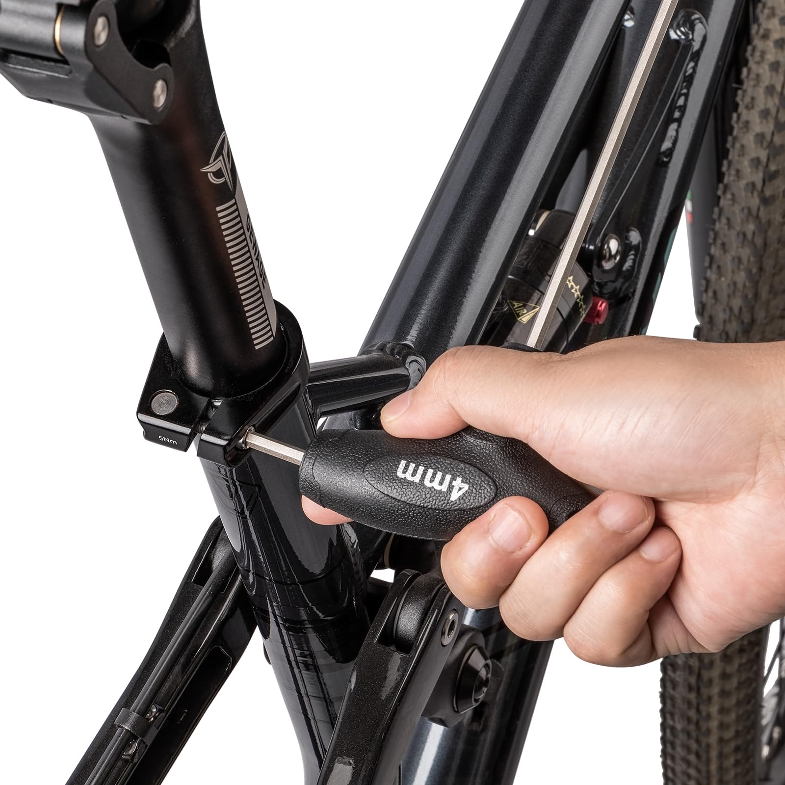 BIKE HAND Juego de llaves Allen con mango en T, 8 piezas, 2,2,5,3,4,5,6,8 mm y 10 mm